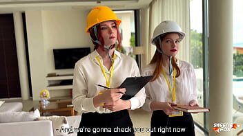 Sweetie si Diana futute de inginer cu pula mare